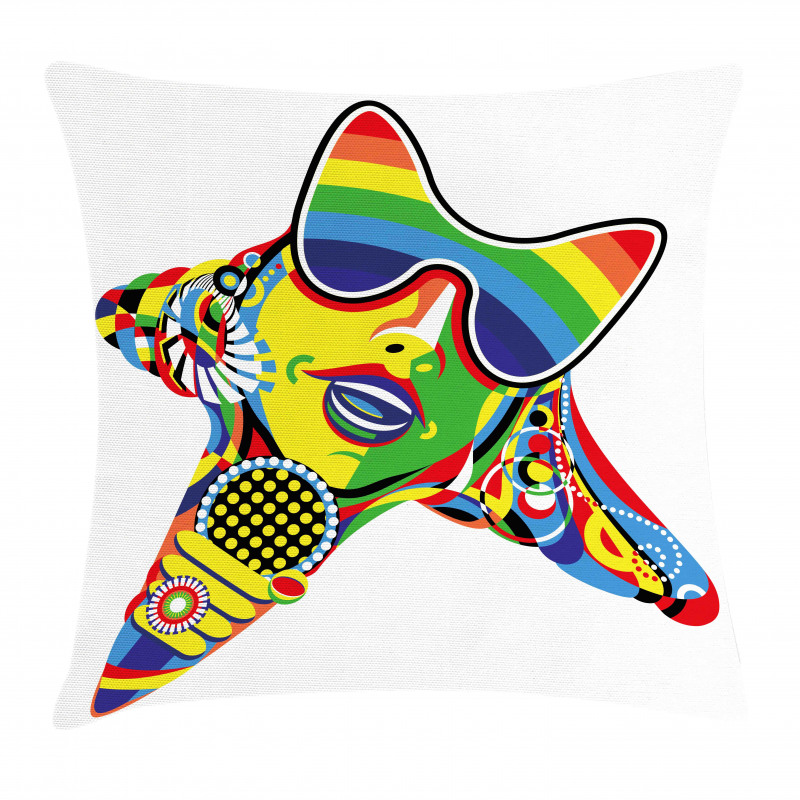 Rainbow Color Art Pillow Cover