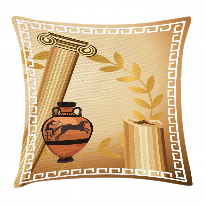 Hellenic Heritage Pillow Cover