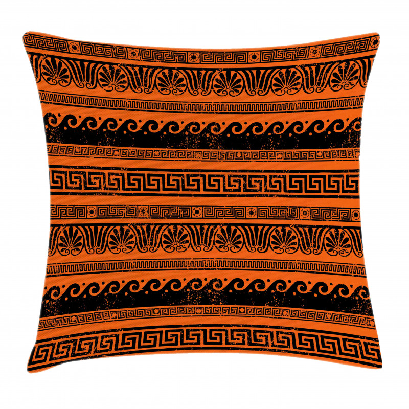 Old Border Ornaments Pillow Cover