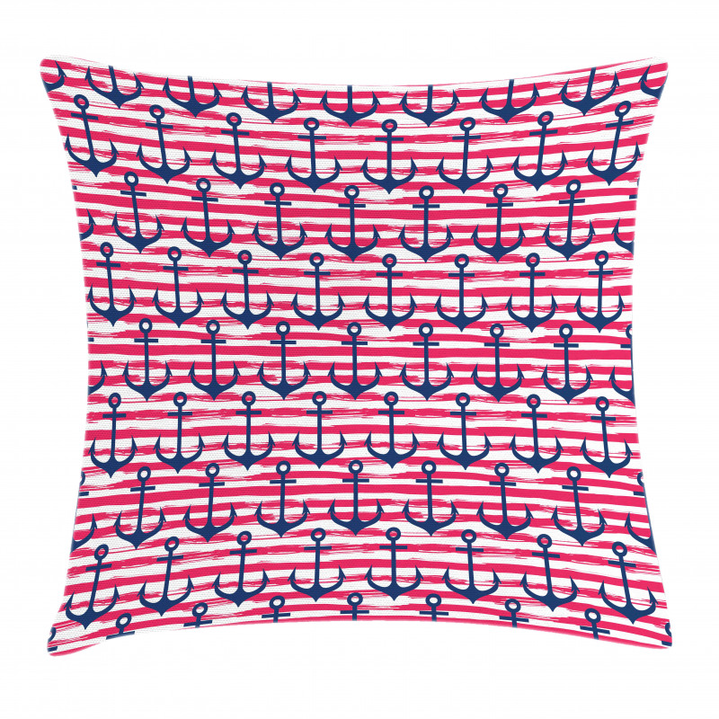 Blue Anchors Pillow Cover