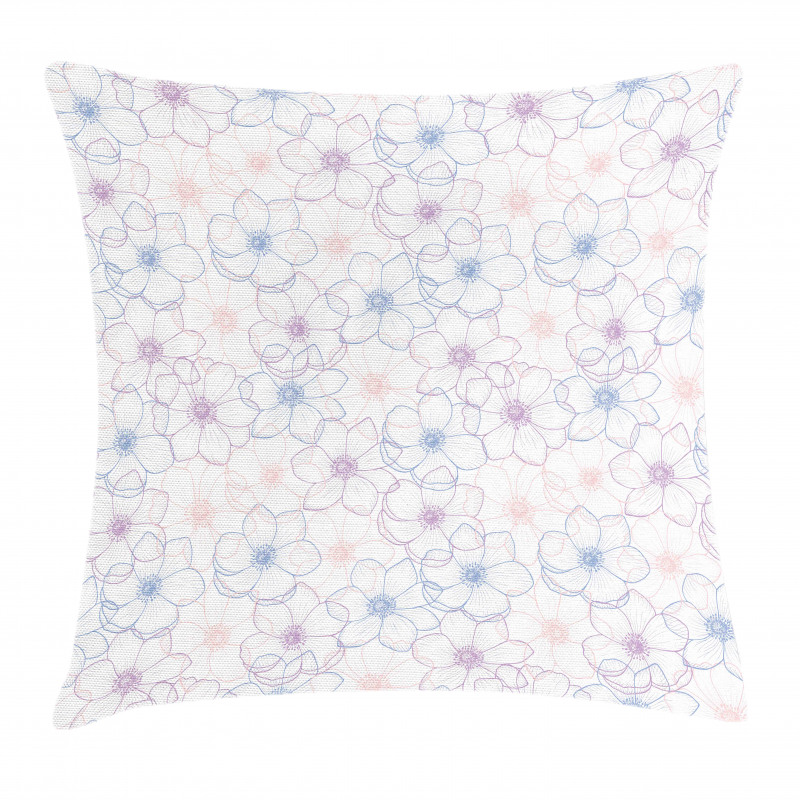 Pastel Petals Pillow Cover