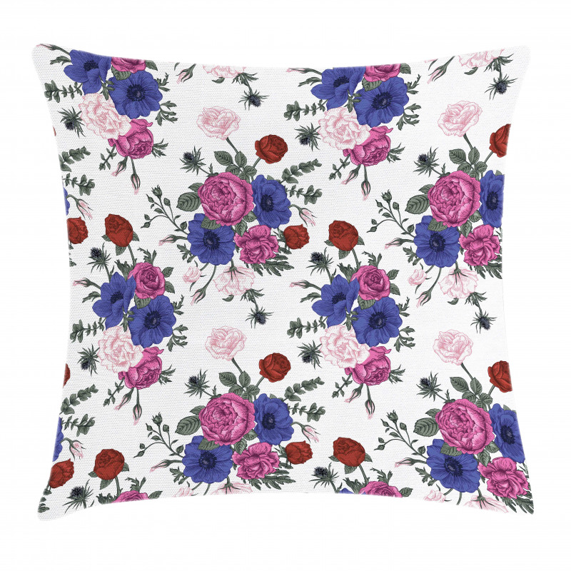 Colorful Corsage Pillow Cover