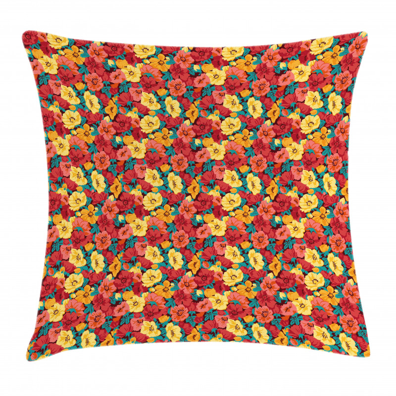 Retro Romantic Pillow Cover