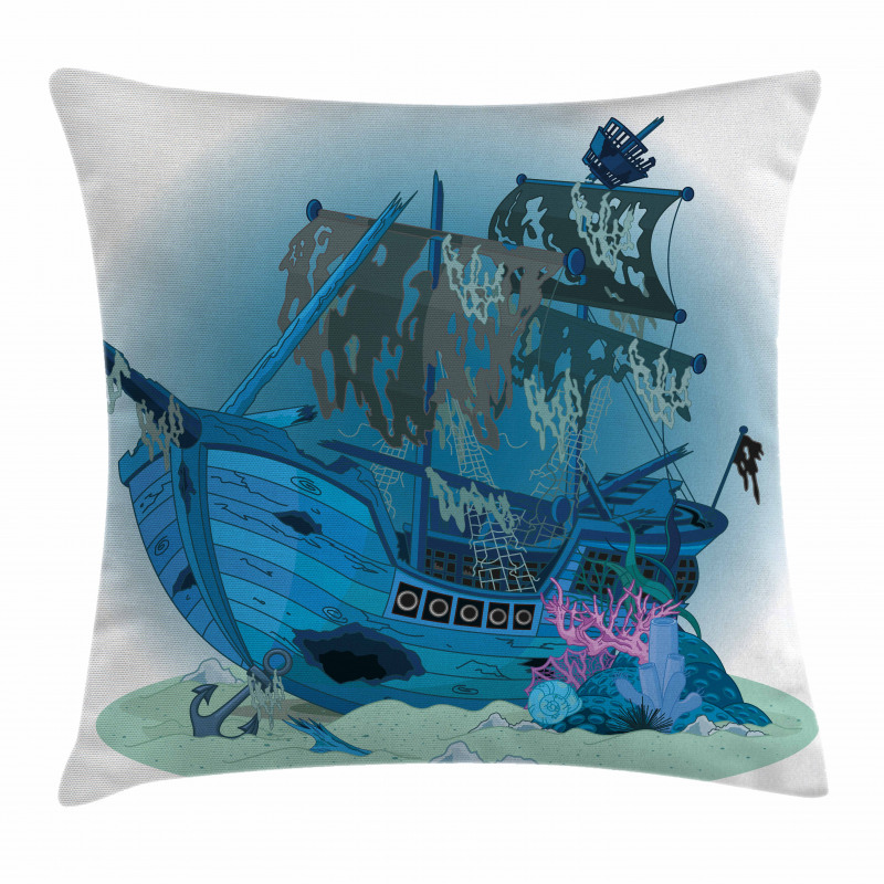 Underwater Antique Pillow Cover