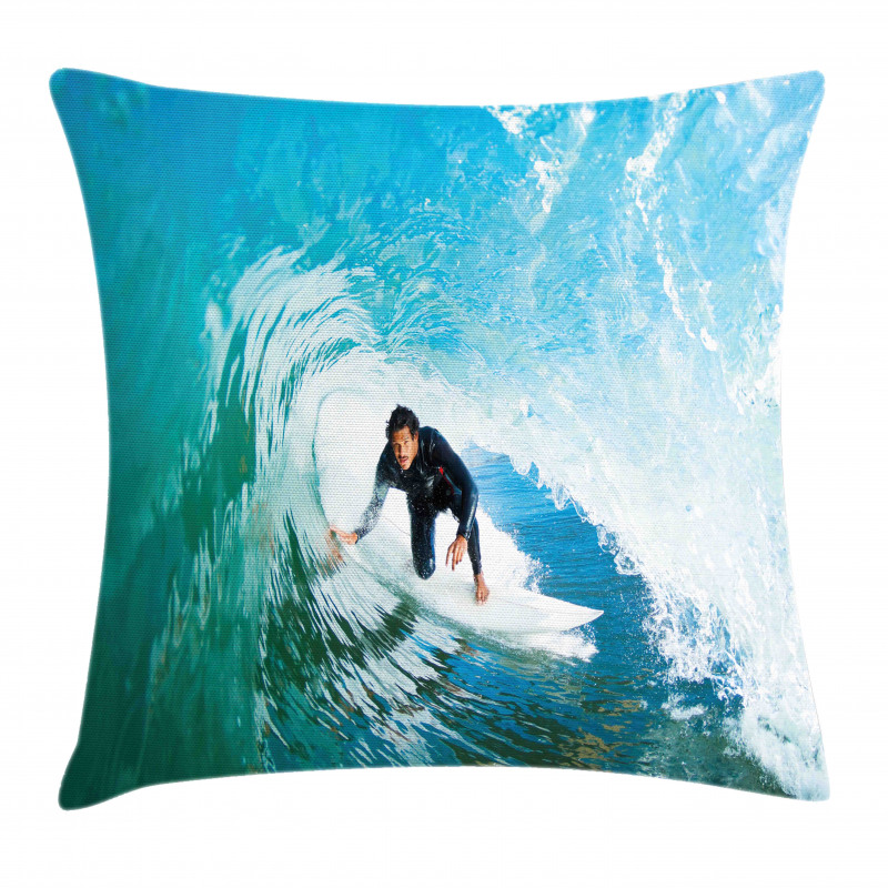 Wave Surfer Sport Pillow Cover