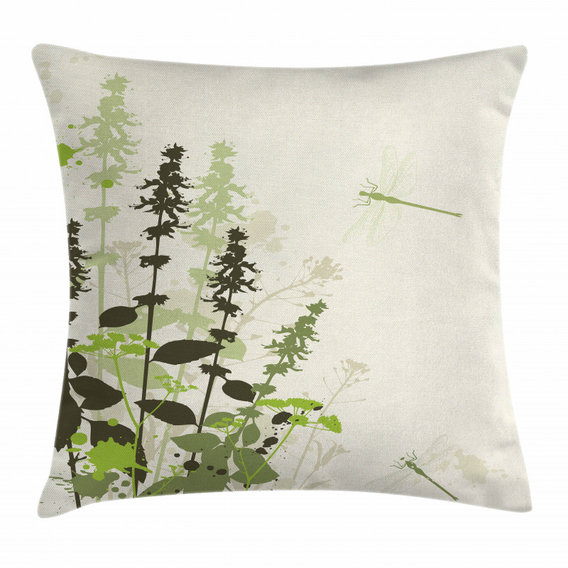 Wildflowers Grassland Pillow Cover