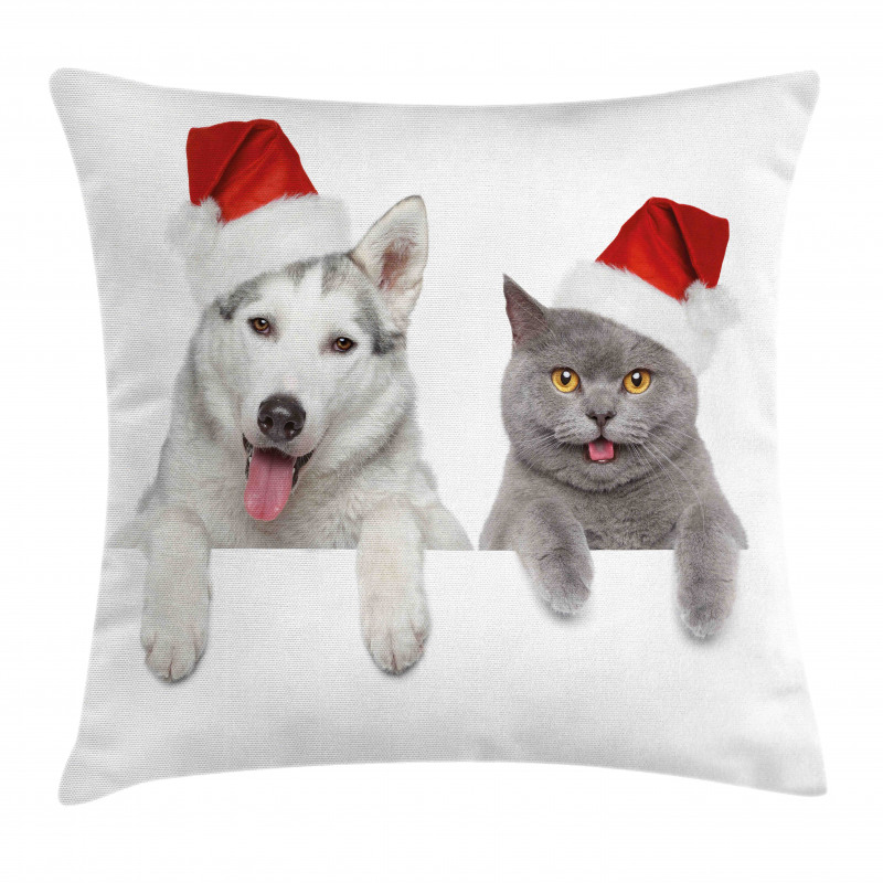 Animals Red Hats Pillow Cover