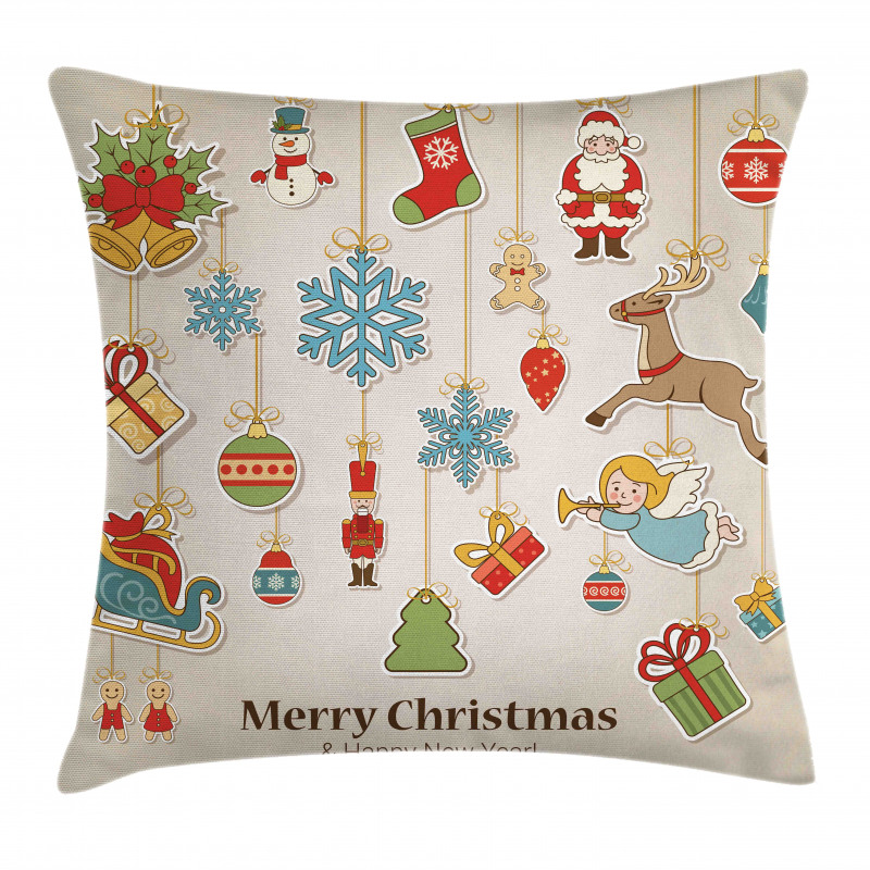 Xmas Holiday Pillow Cover