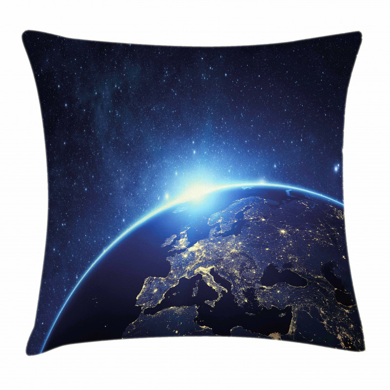Planet from the Space Pillow Cover