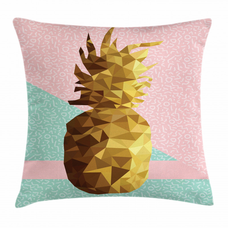 Poly Pineapple Summer Pillow Cover