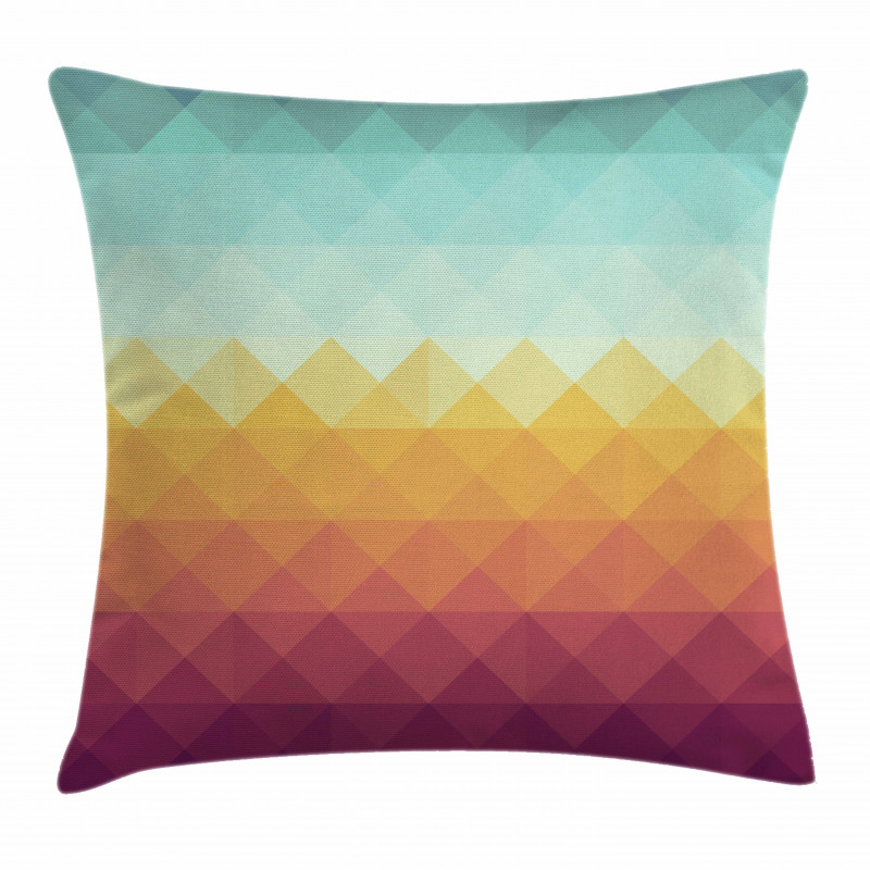 Abstract Checkered Pastel Pillow Cover