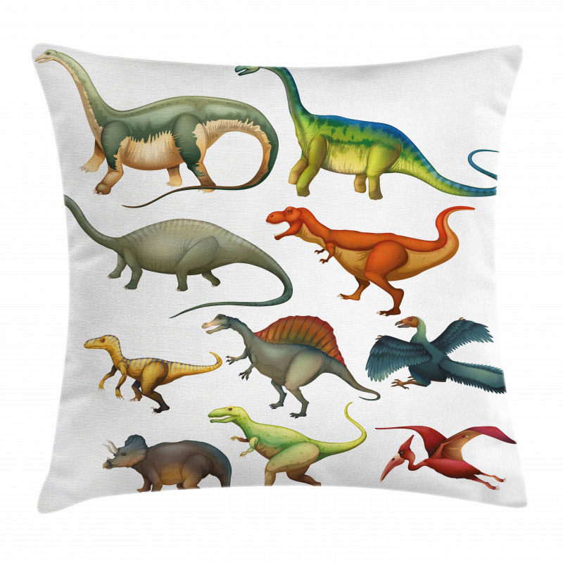 Jurassic Composition Pillow Cover