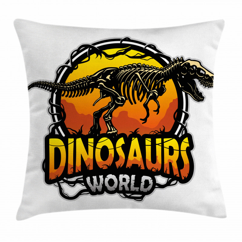 Dino World Scary Beast Pillow Cover