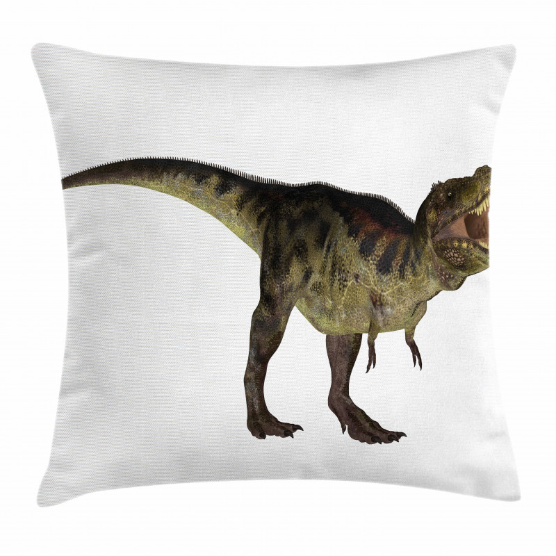 Prehistoric Reptilian Pillow Cover