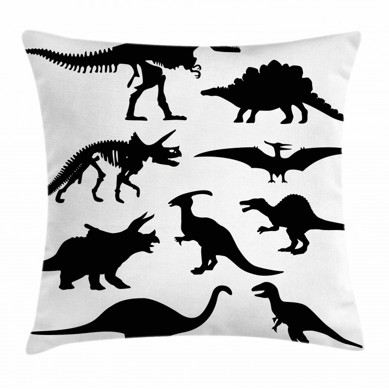 Wild Skeleton Pillow Cover