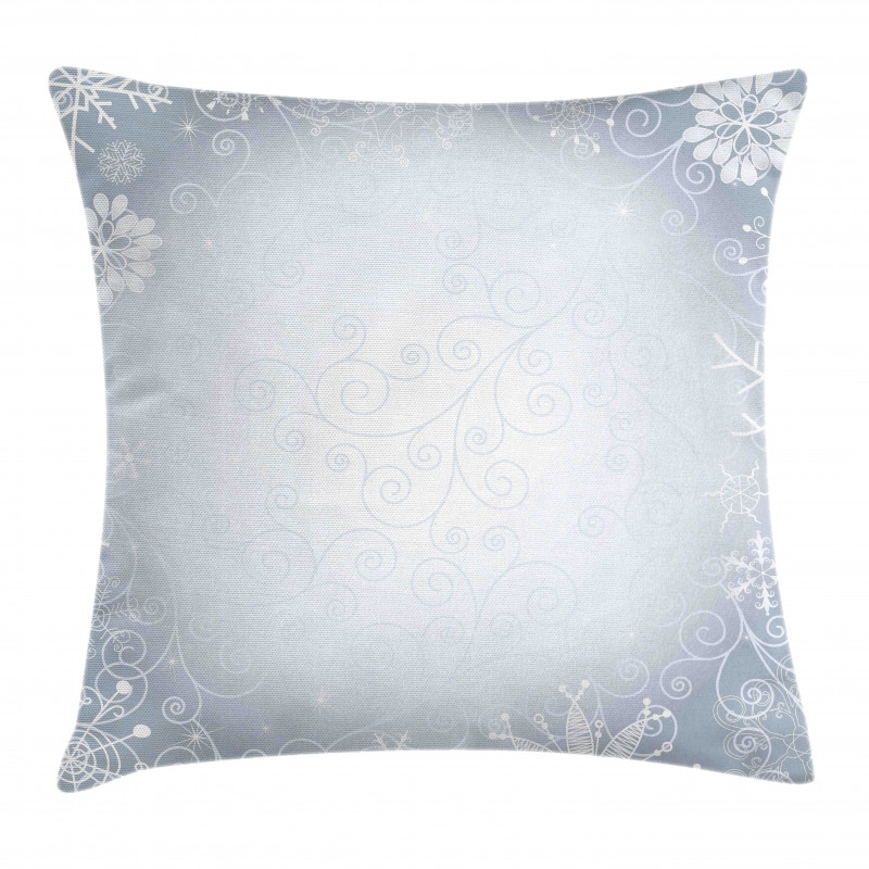 Christmas Frame Swirls Pillow Cover