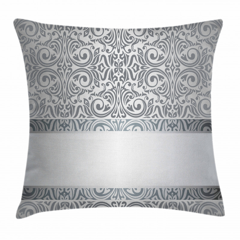 Baroque Damask Curves Pillow Cover