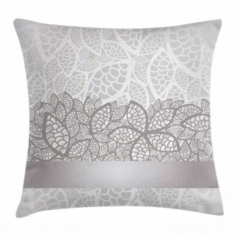 Lace Inspired Floral Pillow Cover