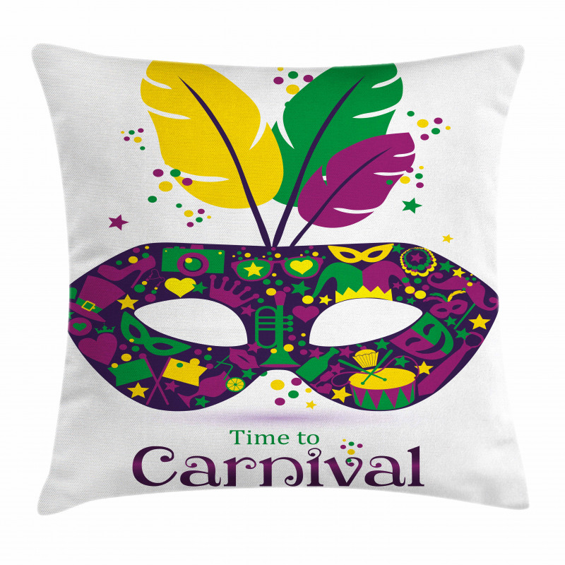 Time to Carnival Pillow Cover