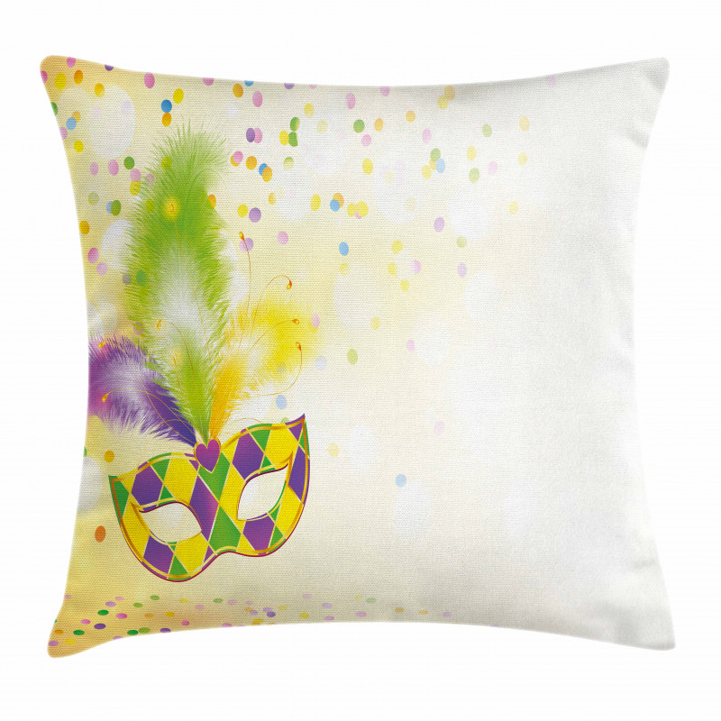 Party Mask Pillow Cover