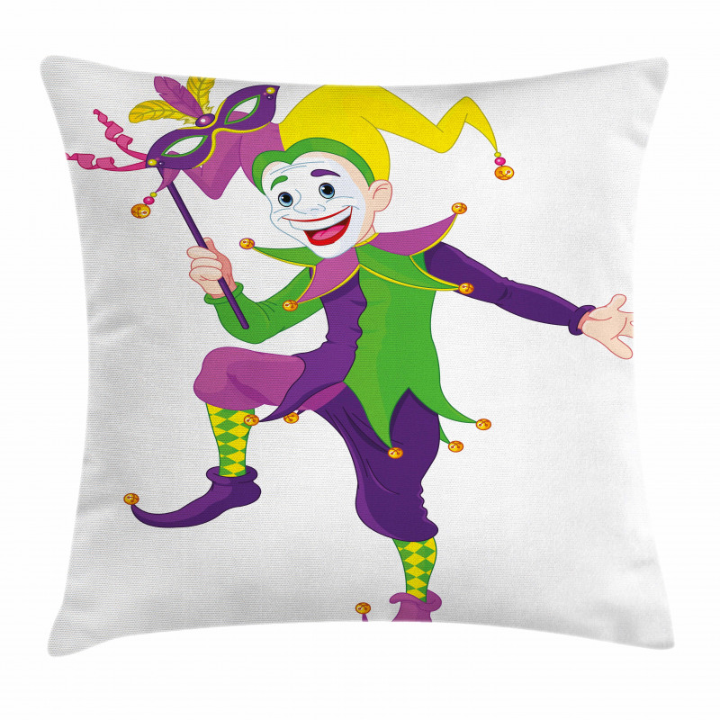 Cartoon Jester Pillow Cover