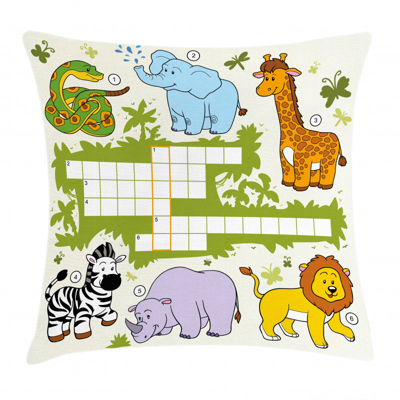 Wild Safari Pillow Cover