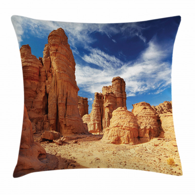 Bizarre Sandstone Cliffs Pillow Cover