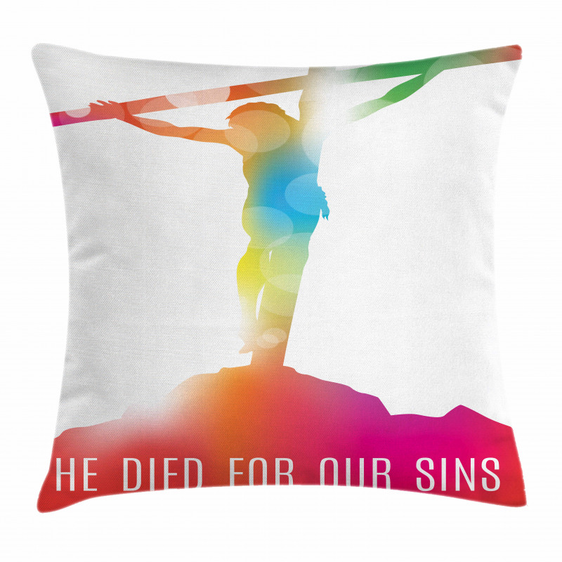 Scenery with a Message Color Pillow Cover