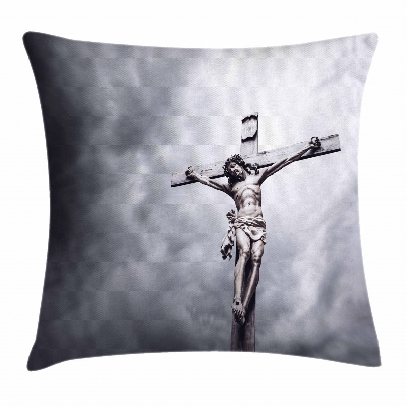 Dramatic Cloudscape Ancient Pillow Cover