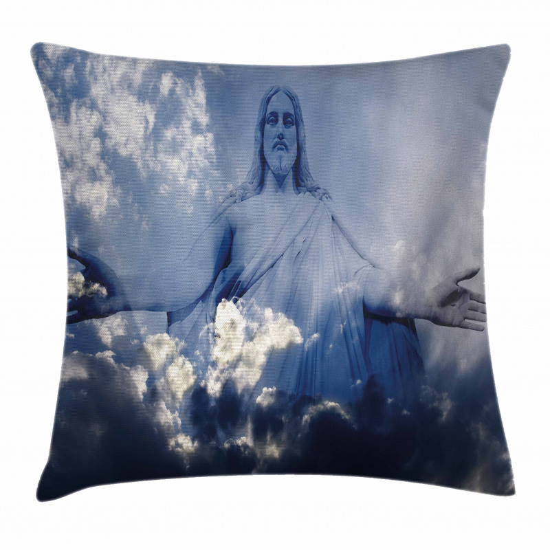 Open Arms Among in Storm Pillow Cover
