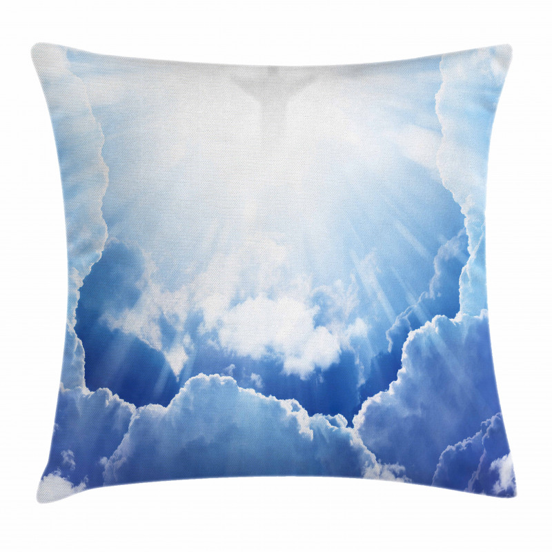 Ethereal Blue Sky Pillow Cover