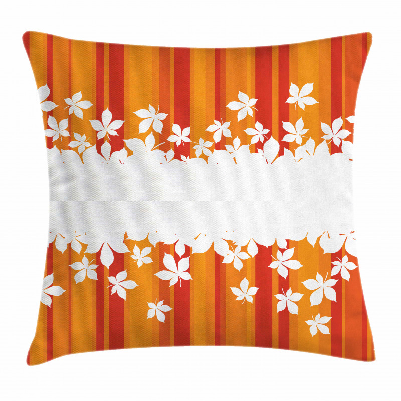 Autumnal Colors Stripes Pillow Cover