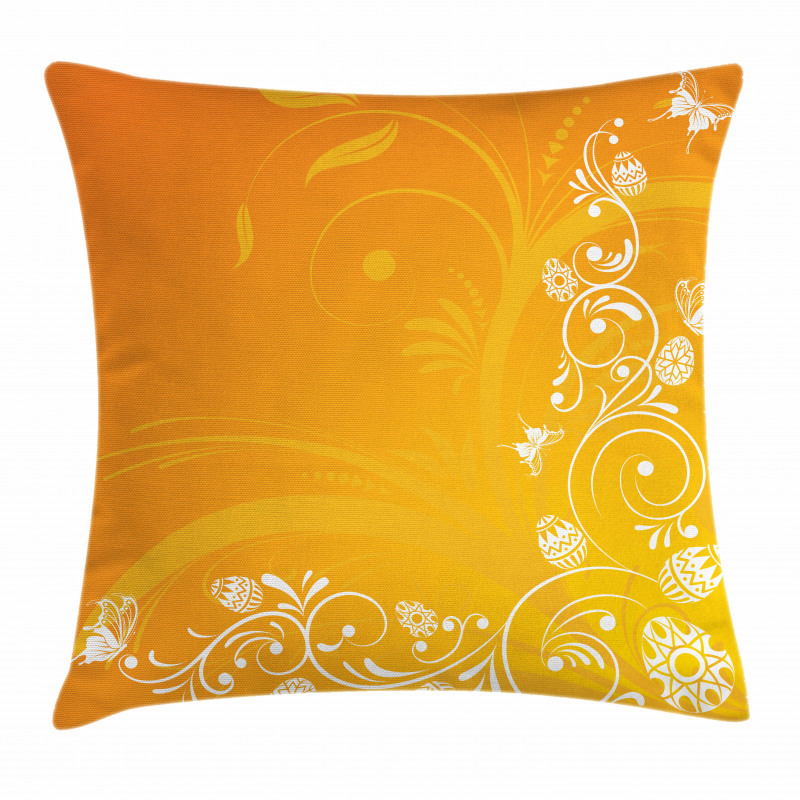 Easter Themed Ornate Pillow Cover