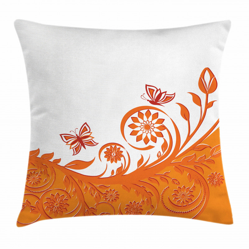 Rose Branch Pillow Cover