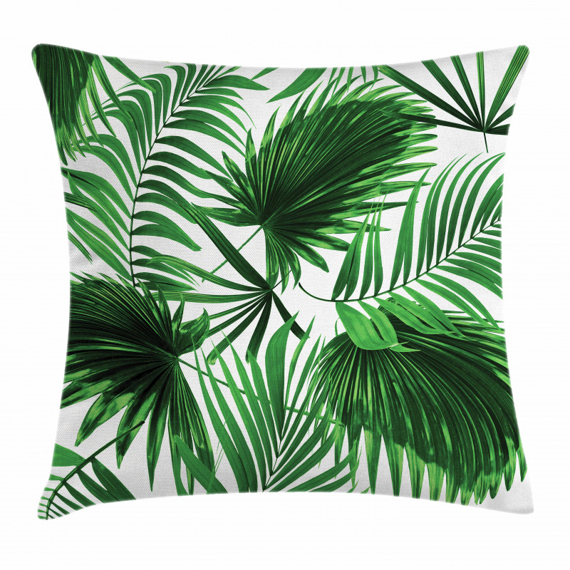 Vivid Leaves Growth Pillow Cover