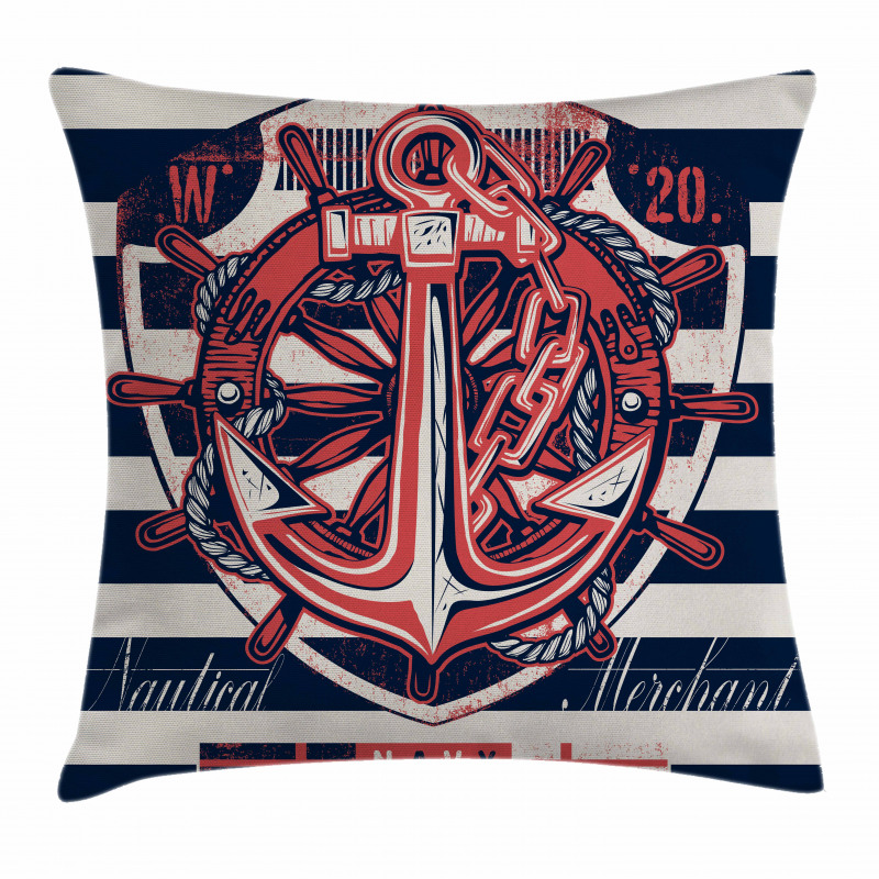 Marine Design Pillow Cover