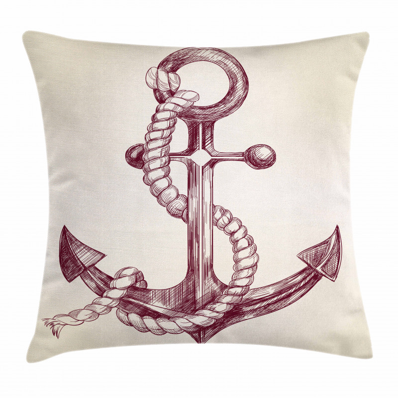 Realistic Marine Design Pillow Cover