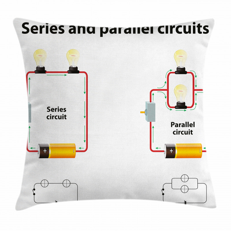 Parallel Circuts Pillow Cover