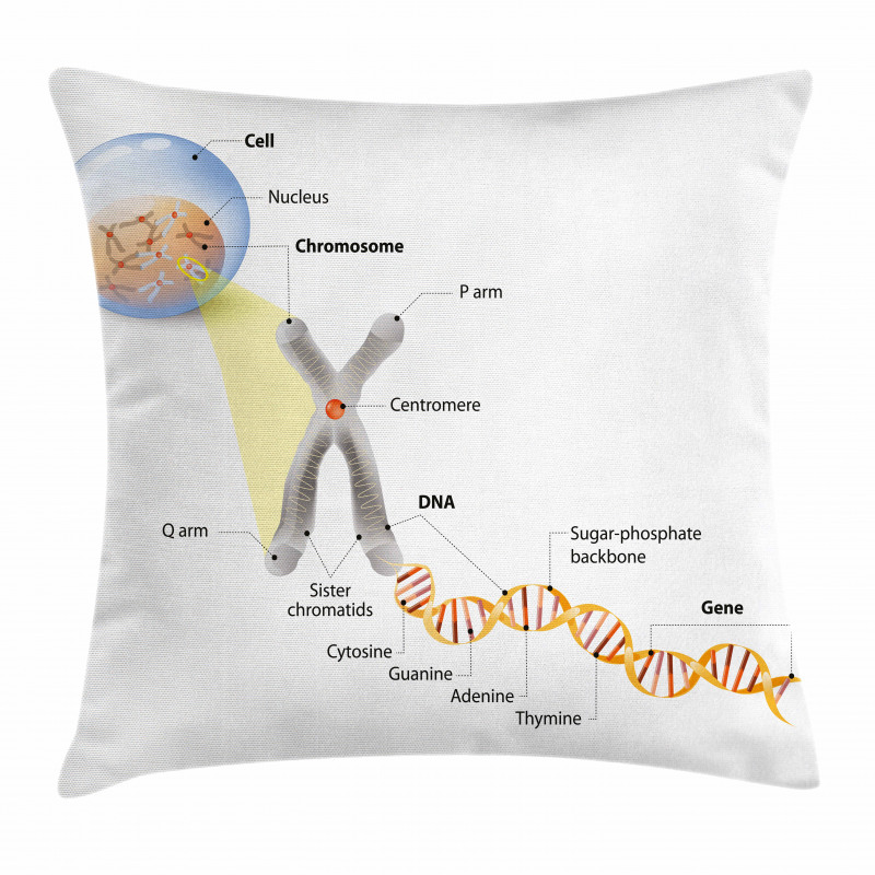 DNA Gene Genome Pillow Cover