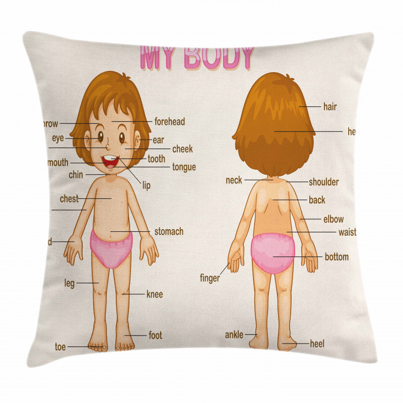 Cartoon Children Pillow Cover