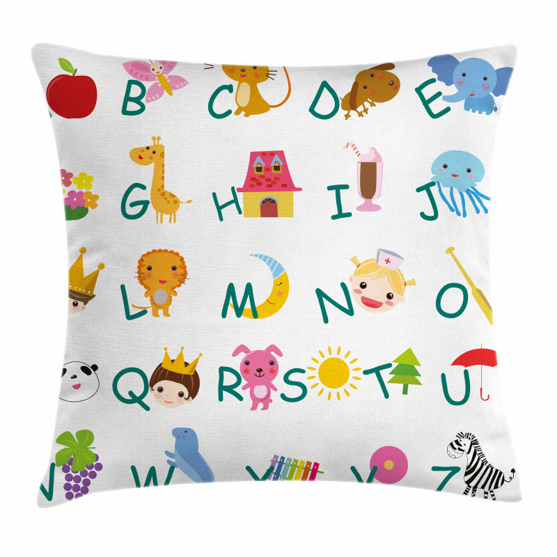 Kids Animals Pillow Cover