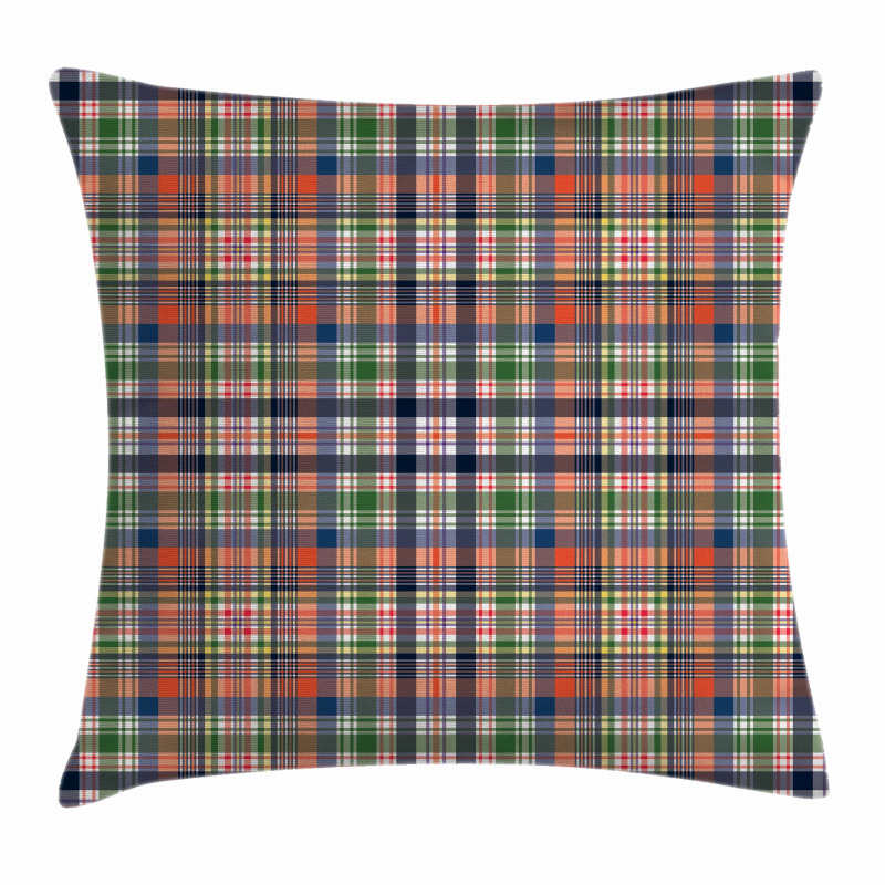 Colorful Retro Style Pillow Cover
