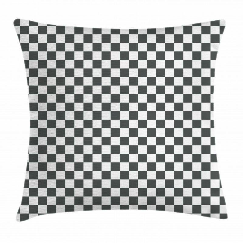 Classical Chessboard Pillow Cover