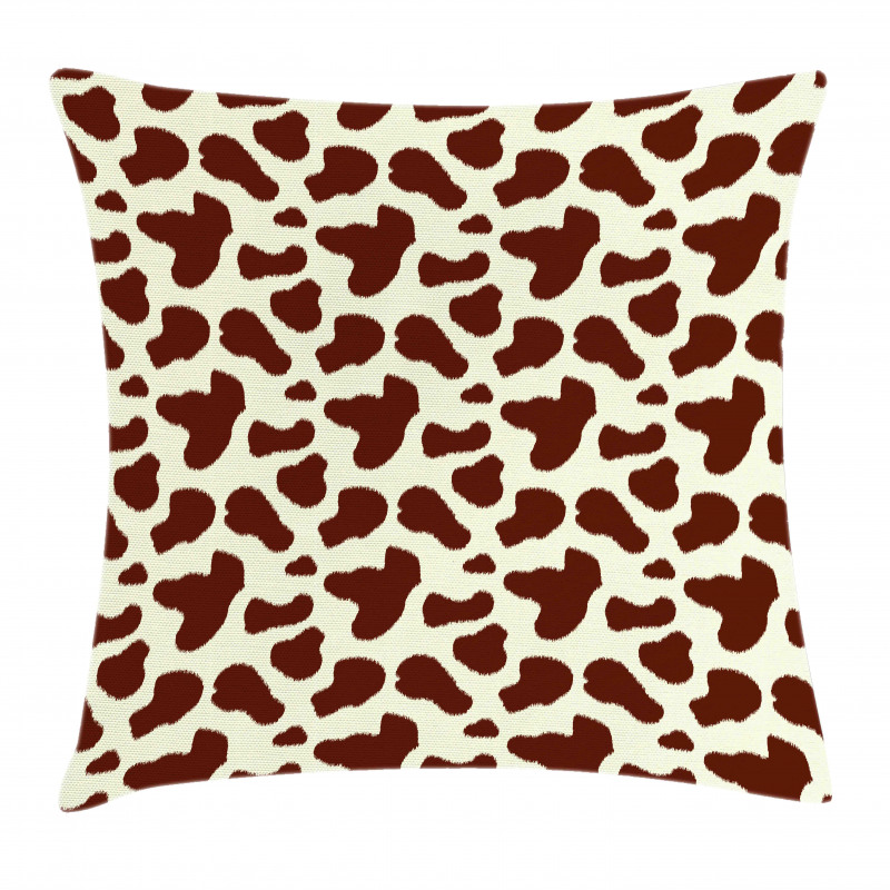 Cattle Skin with Spot Pillow Cover