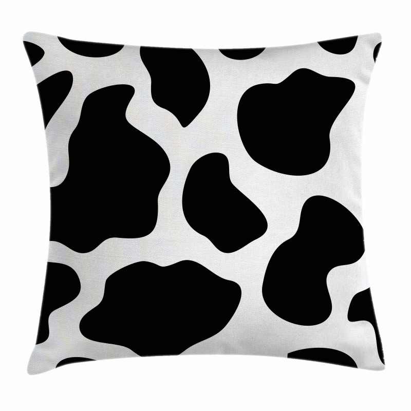White Cow Hide Barn Pillow Cover