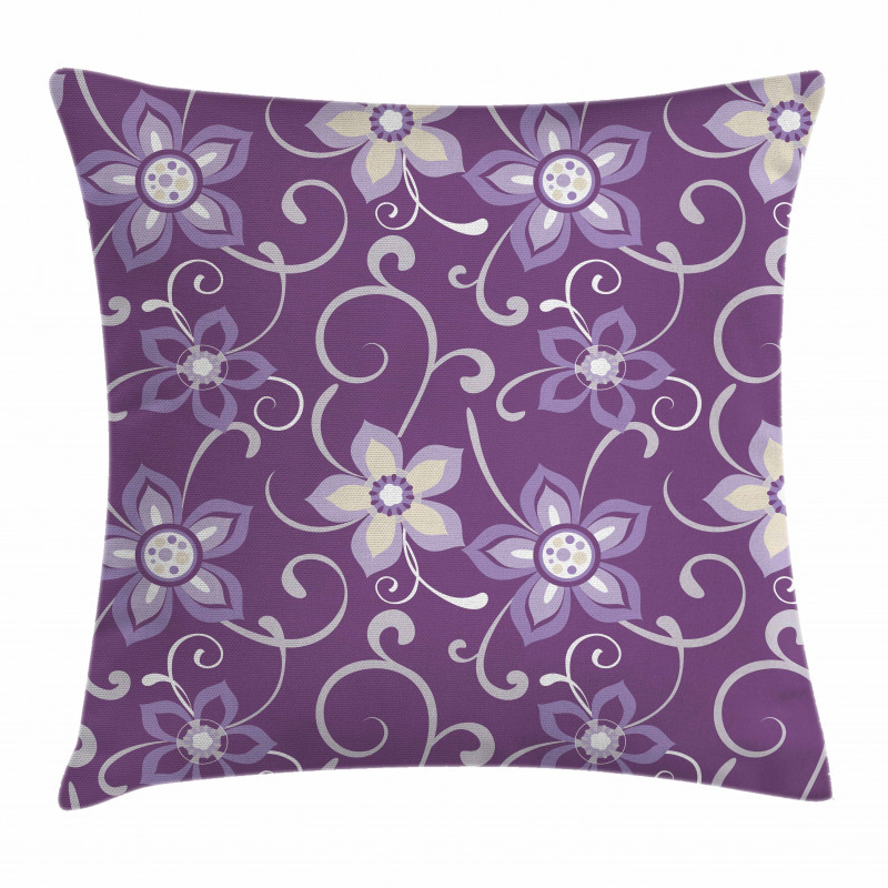 Lilacs with Leaves Pillow Cover