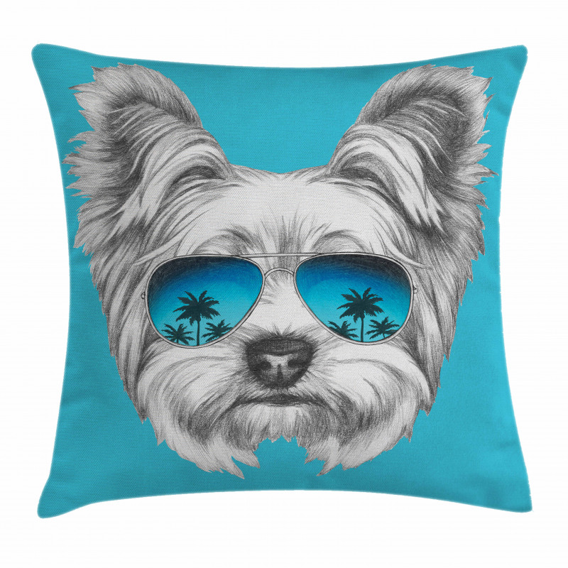 Cool Sunglasses Artwork Pillow Cover