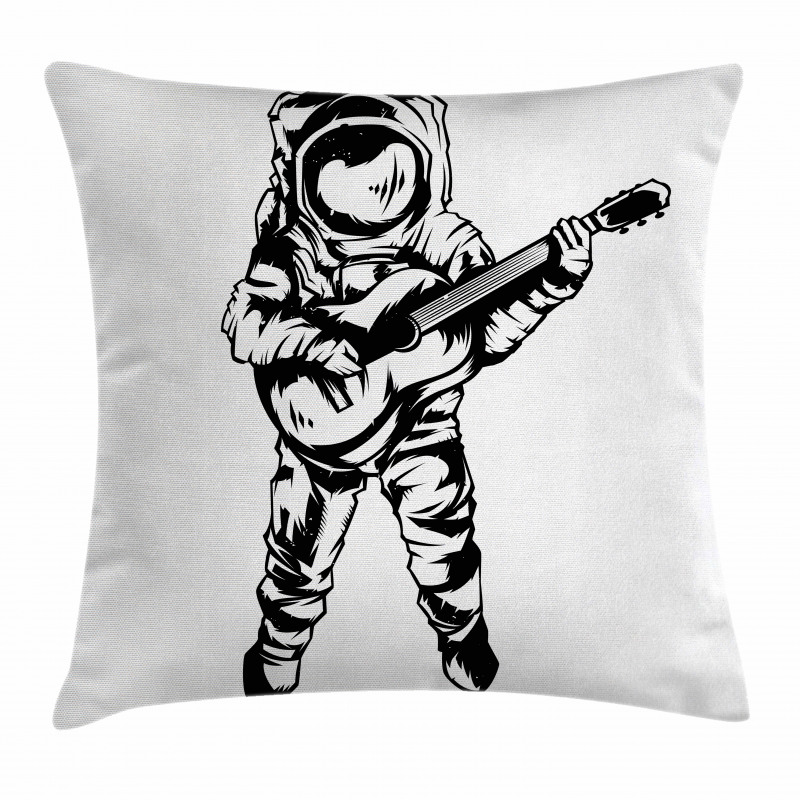 Jamming Space Man Pillow Cover