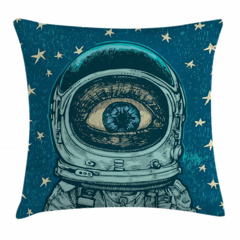 Amazed Astronaut Eye Pillow Cover