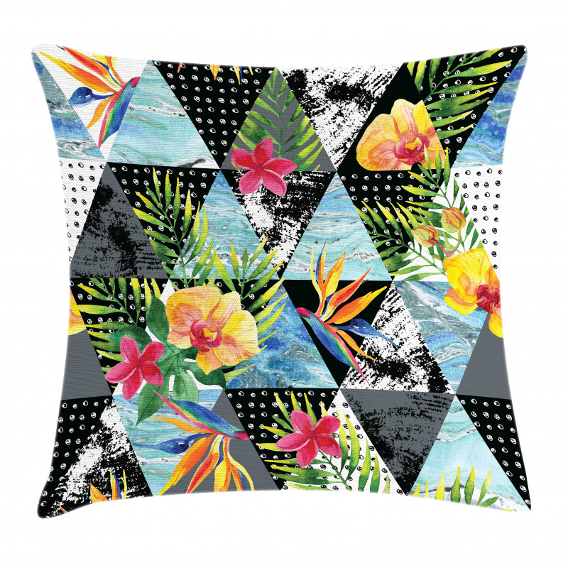 Exotic Geometrical Pillow Cover